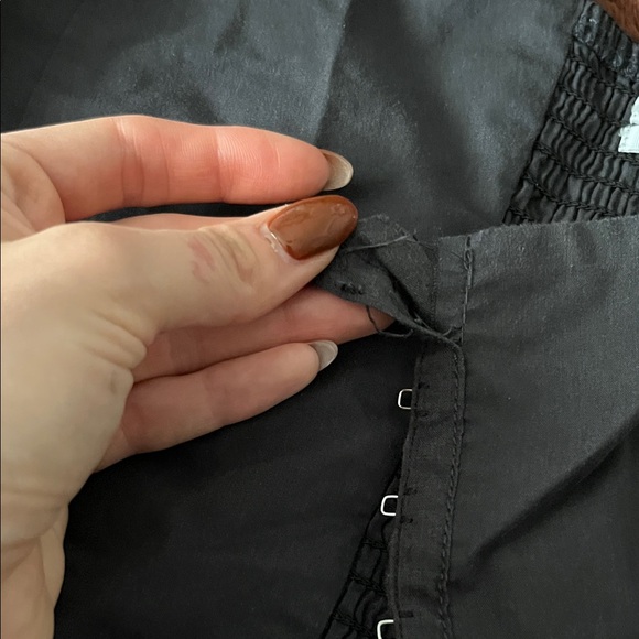 Urban Outfitters Black Button Down Top - Picture 3 of 3